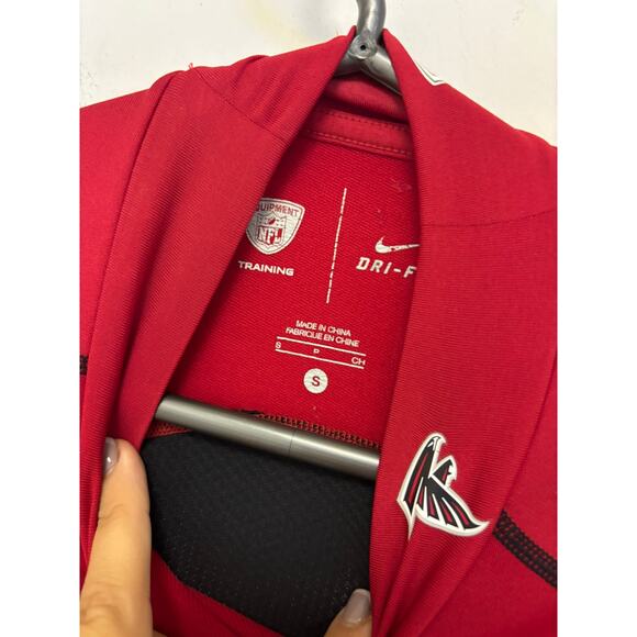 Nike Atlanta Falcons Dri-Fit Training Long Sleeve Mock Neck Shirt Size Small - Picture 5 of 7
